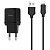 Сетевое зарядное устройство HOCO C22A Little 1xUSB с Кабелем USB - Lightning, 2.4A, 10.8W, черный
