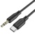 Аудиокабель BOROFONE BL18 AUX Jack 3,5 (m) - Type-C (m), 1 м, черный