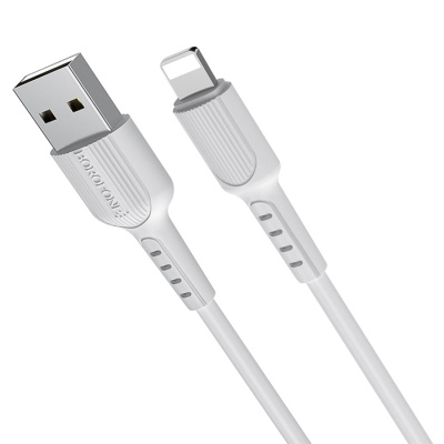 Кабель USB BOROFONE BX16 Easy USB - Lightning, 2А, 1 м, белый