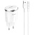 Сетевое зарядное устройство HOCO C37A Thunder 1xUSB с Кабелем USB - Micro, 2.4A, белый