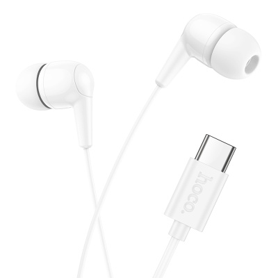 Проводные наушники HOCO M97 Enjoy, Type-C, 1.2 м, белый
