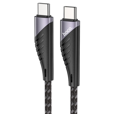 Кабель USB-C HOCO U95 Freeway Type-C - Type-C, 60W, 1.5 м, черный