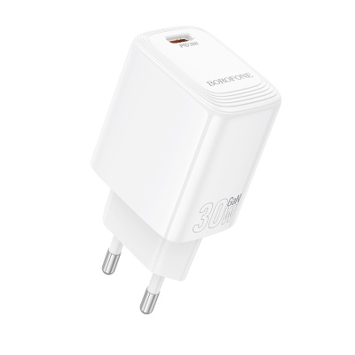 Сетевое зарядное устройство BOROFONE BN28 Fuente 1xUSB-C, 30W, белый