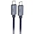 Кабель USB-C HOCO U134 Primero Type-C - Type-C, 3A, 60W, 1.2 м, темно-синий