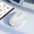 Мышь беспроводная HOCO GM21 Platinum, Bluetooth, белый+серый