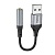 Переходник/Адаптер HOCO LS36 Fresh USB (m) - Jack 3,5 (f), 12 см, черный