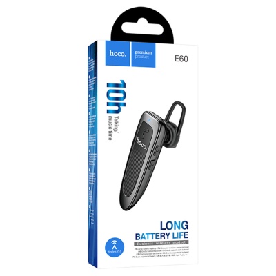 Беспроводная Bluetooth-Гарнитура HOCO E60 Brightness, Bluetooth, черный