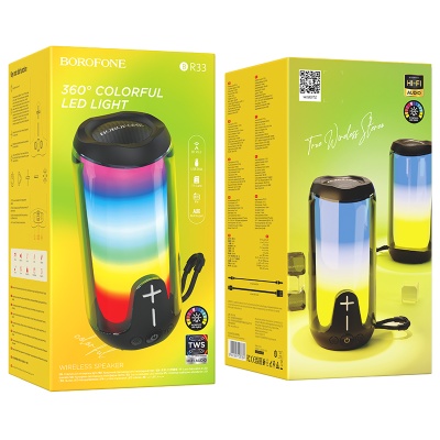 Портативная колонка BOROFONE BR33 Pulse, Bluetooth 5.3, черный