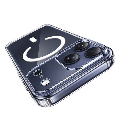 Чехол HOCO TPU Magnetic series для iPhone 17 Pro Max (6.9"), прозрачный