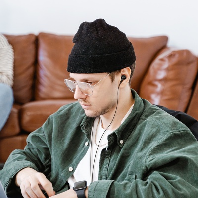 Проводные наушники BOROFONE BM100 Pro Fuente, Type-C, 1.2 м, черный