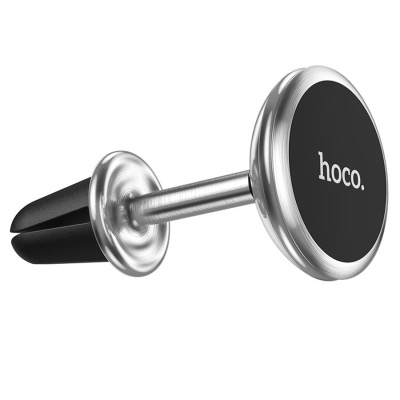 Автомобильный держатель HOCO CA69 Sagesse, магнитный, на воздуховод, серебристый