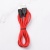 Кабель USB HOCO X21 Plus Silicone USB - Lightning, 2.4А, 2 м, красный+черный