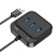 USB HUB разветвитель HOCO HB31 Easy 4 в 1 USB3.0 (m) - 4xUSB3.0 (f), 1.2 м, черный