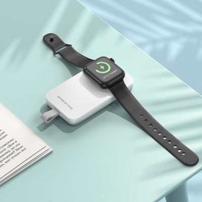 Портативный аккумулятор BOROFONE BJ61 Emergency, для Apple watch, 2500 мА⋅ч, белый