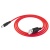 Кабель USB HOCO X21 Plus Silicone USB - Type-C, 3A, 1 м, красный+черный
