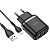 Сетевое зарядное устройство HOCO N4 Aspiring 2xUSB с Кабелем USB - Lightning, 2.4A, 10.8W, черный