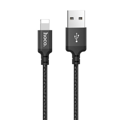 Кабель USB HOCO X14 Times speed USB - Lightning, 2А, 1 м, черный