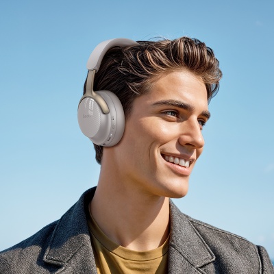 Беспроводные наушники накладные HOCO W53 Plus, Bluetooth, серый