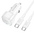 Автомобильное зарядное устройство BOROFONE BZ34A Cloud, 1xUSB-C с Кабелем Type-C - Type-C, 20W, белый
