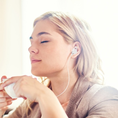 Проводные наушники HOCO M103 Rhyme, Jack 3.5mm, 1.2 м, белый