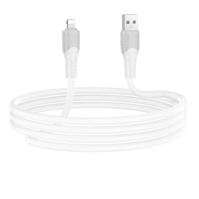 Кабель USB HOCO X106 Big bull USB - Lightning, 2.4А, 12W, 2 м, белый