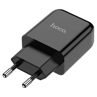 Сетевое зарядное устройство HOCO N2 Vigour single 1xUSB, 2A, 10W, черный