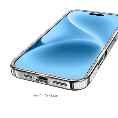 Чехол HOCO TPU Magnetic series для iPhone 16 Pro (6.3"), прозрачный