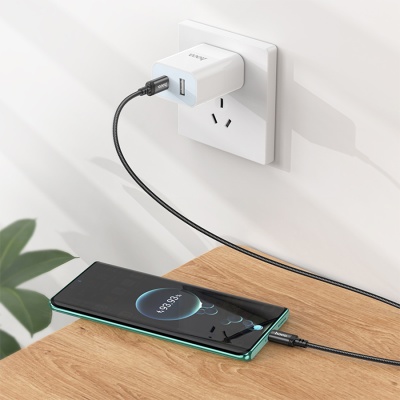 Кабель USB-C HOCO X91 Radiance Type-C - Type-C, 3A, 60W, 3 м, черный