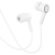 Проводные наушники HOCO M104 Gamble, Jack 3.5mm, 1.2 м, белый