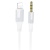 Аудиокабель BOROFONE BL19 Creator AUX Jack 3,5 (m) - Lightning (m), 1 м, белый