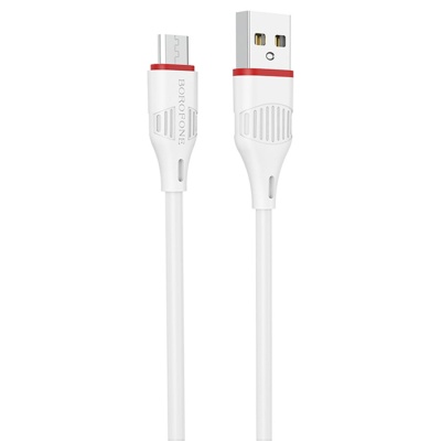 Кабель USB BOROFONE BX17 Enjoy USB - MicroUSB, 2А, 1 м, белый