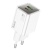 Сетевое зарядное устройство HOCO N46 Glorious 1xUSB + 1xUSB-C, 3A, 20W, белый