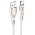 Кабель USB HOCO U133 Monte USB - Type-C, 3A, 1.2 м, серый