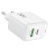 Сетевое зарядное устройство BOROFONE BAS45A Potential 1xUSB + 1xUSB-C, 3A, 30W, белый