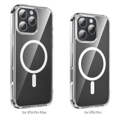 Чехол HOCO TPU Magnetic series для iPhone 16 Pro Max (6.9"), прозрачный