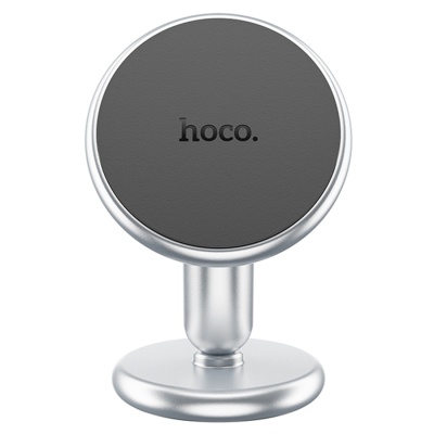 Автомобильный держатель HOCO CA89 Ideal, магнитный, на приборную панель, серебристый