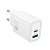 Сетевое зарядное устройство HOCO N61 Gentle 1xUSB + 1xUSB-C, 3A, 20W, белый