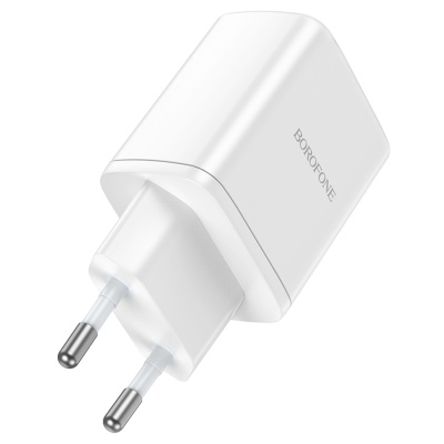 Сетевое зарядное устройство BOROFONE BN9 Reacher 2xUSB-C, 35W, белый