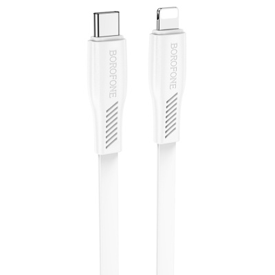 Кабель USB-C BOROFONE BX85 Auspicious Type-C - Lightning, 20W, 1 м, белый