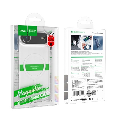 Чехол HOCO TPU Magnetic series для iPhone 17 Air (6.5"), прозрачный