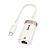 Переходник/Адаптер HOCO UA41B Crystal Type-C (m) - RJ45 (f), 15 см, белый