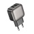 Сетевое зарядное устройство BOROFONE BAS51A Absolute 2xUSB, 2.4A, черный