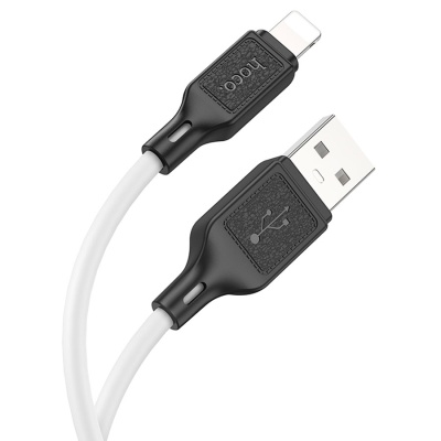 Кабель USB HOCO X90 Cool USB - Lightning, 2.4А, 1 м, белый