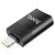 Переходник/Адаптер HOCO UA17 Lightning (m) - USB2.0 (f), черный