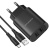 Сетевое зарядное устройство BOROFONE BN2 super fast 2xUSB с Кабелем USB - Micro, 2.1A, черный
