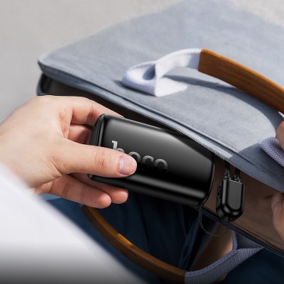 Портативный аккумулятор HOCO Q50 Victory, 20W, 10000 мА⋅ч, серый металлик